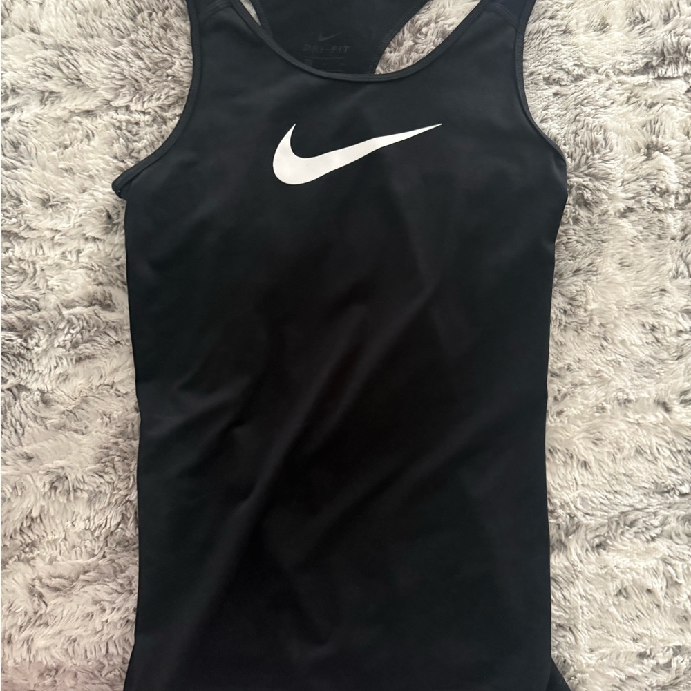 Nike Black and White Athletic Tank